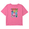 Girl's Nintendo Super Mario Bros Princess Peach Character Circles T-Shirt