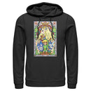 Men's Nintendo Link Stained Glass Pull Over Hoodie