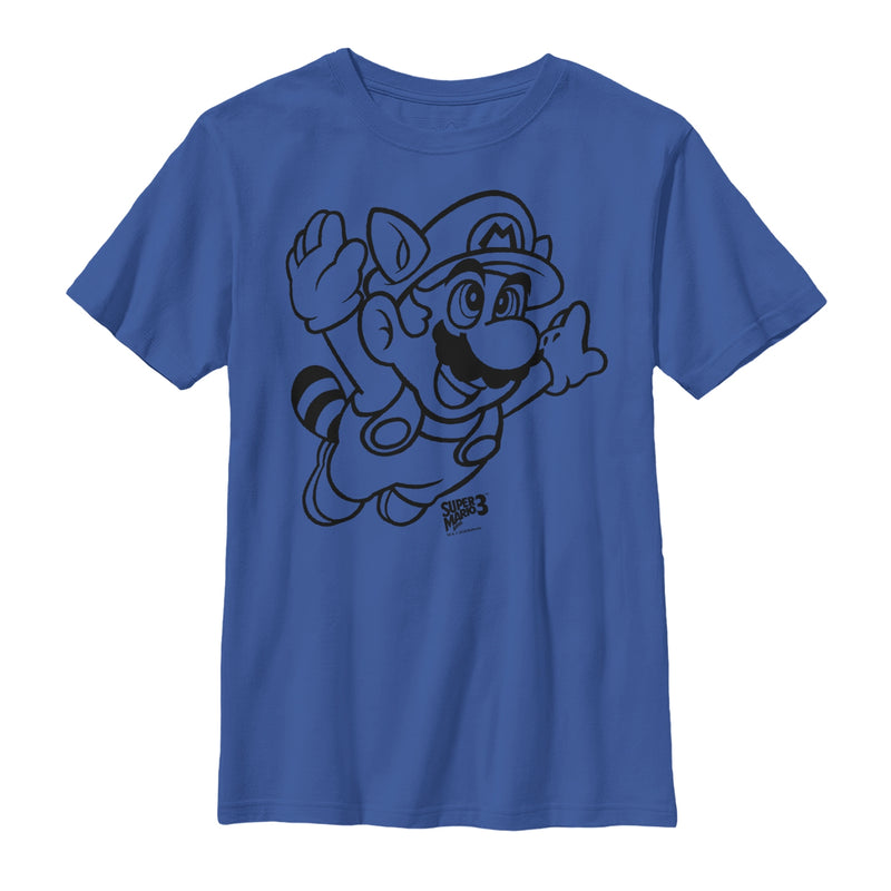 Boy's Nintendo Raccoon Mario T-Shirt