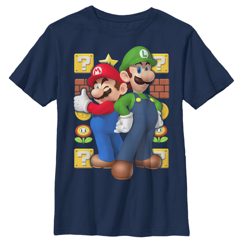 Boy's Nintendo Mario and Luigi T-Shirt