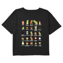 Girl's Nintendo Super Mario Bros Character Guide T-Shirt