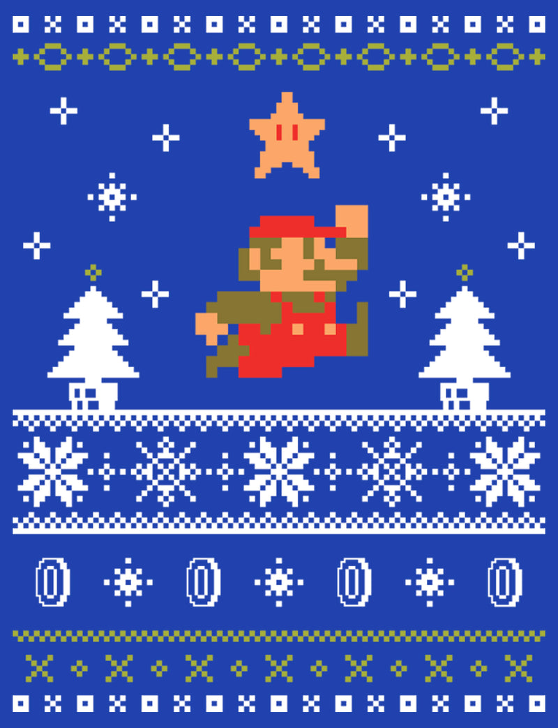 Men's Nintendo Mario Ugly Christmas Sweater Sweatshirt