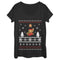 Women's Nintendo Mario Ugly Christmas Sweater Scoop Neck