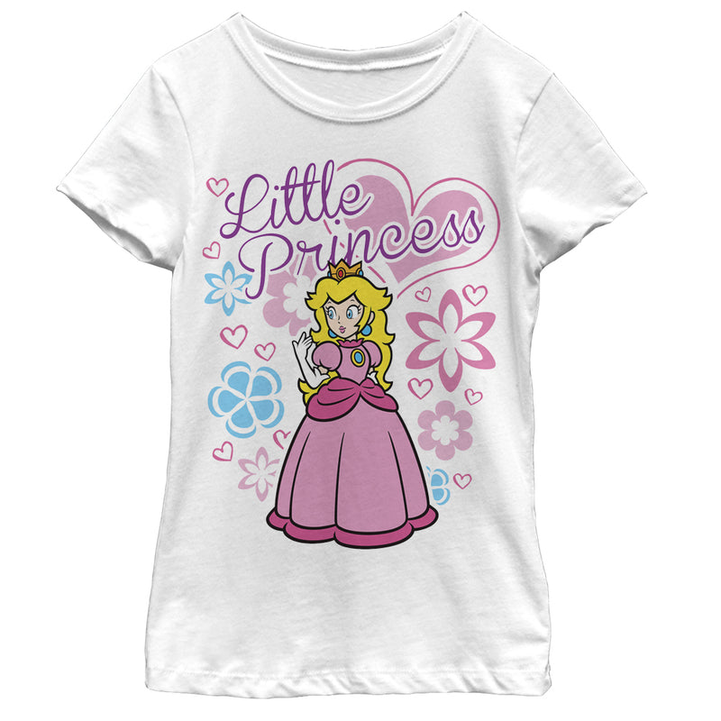 Girl's Nintendo Little Princess Peach T-Shirt
