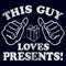 Men's Lost Gods Distressed This Guy Loves Presents T-Shirt