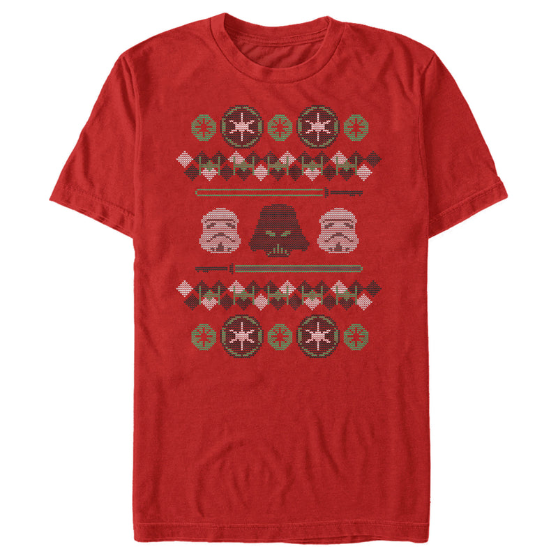 Men's Star Wars Ugly Christmas Darth Vader T-Shirt