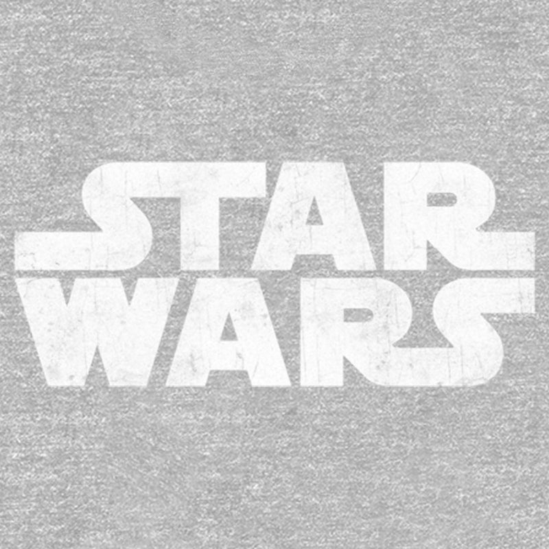 Women's Star Wars Distressed Simple Logo T-Shirt