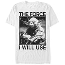 Men's Star Wars Yoda Use the Force T-Shirt