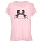 Junior's Lost Gods Tribal Horse Silhouettes T-Shirt