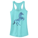 Junior's Lost Gods Galaxy Horse Silhouette Racerback Tank Top