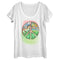 Women's Lost Gods Peace and Horses Scoop Neck