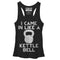 Women's CHIN UP I Came in Like a Kettle Bell Racerback Tank Top