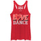 Women's CHIN UP Love Dance Racerback Tank Top