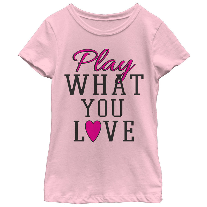 Girl's CHIN UP Play What You Love T-Shirt