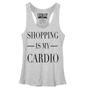 Women's CHIN UP Shopping is My Cardio Racerback Tank Top