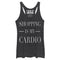 Women's CHIN UP Shopping is My Cardio Racerback Tank Top