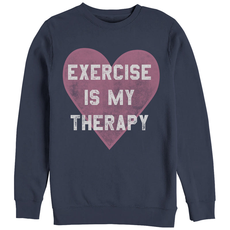Women's CHIN UP Exercise is My Therapy Sweatshirt