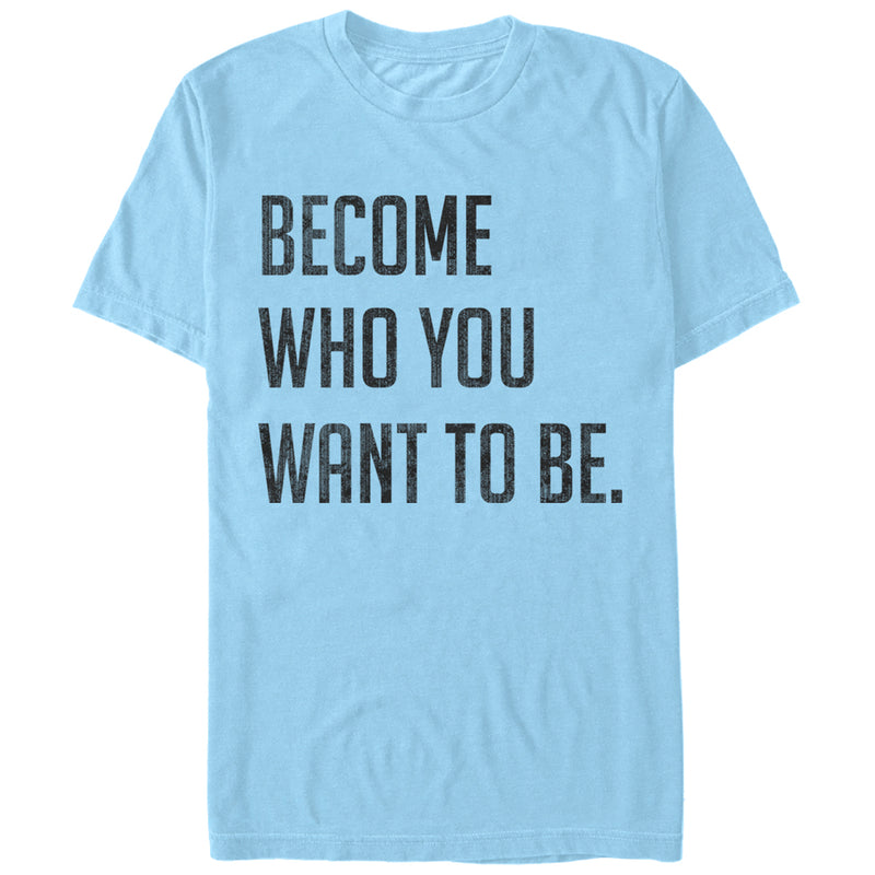 Women's CHIN UP Become Who You Want to Be Boyfriend Tee