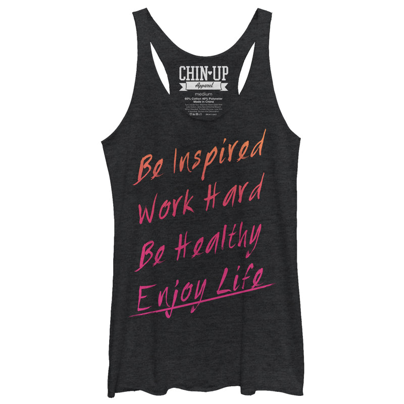 Women's CHIN UP Be Inspired Racerback Tank Top