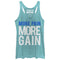 Women's CHIN UP More Pain More Gain Racerback Tank Top