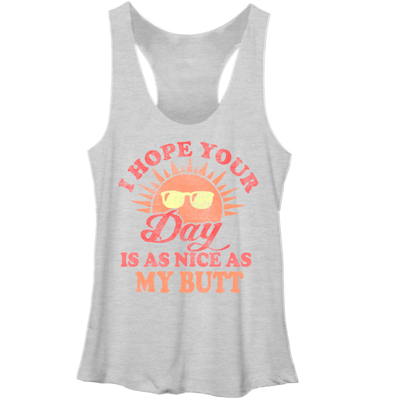 Women's CHIN UP I Hope Your Day is as Nice Racerback Tank Top