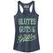 Junior's CHIN UP Glutes Guts and Glitter Racerback Tank Top