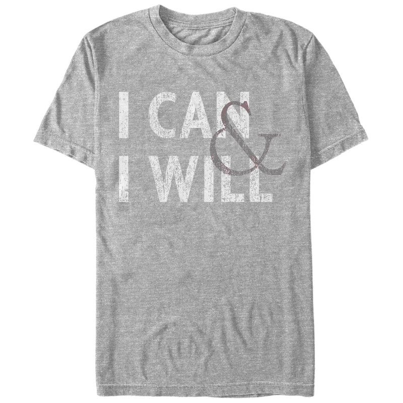 Women's CHIN UP I Can and I Will Boyfriend Tee