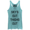 Women's CHIN UP Sky's Out Thighs Out Racerback Tank Top