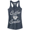 Junior's CHIN UP Coffee and Cardio Racerback Tank Top