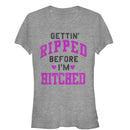 Junior's CHIN UP Gettin Ripped Before I'm Hitched T-Shirt