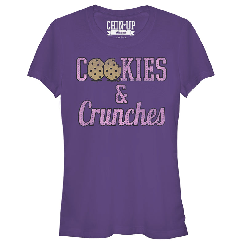Junior's CHIN UP Cookies and Crunches T-Shirt