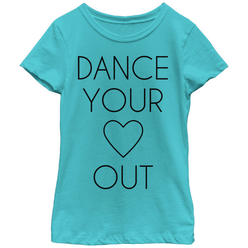 Girl's CHIN UP Dance Your Heart Out T-Shirt