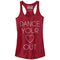 Junior's CHIN UP Dance Your Heart Out Racerback Tank Top