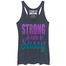 Women's CHIN UP Strong and Sassy Racerback Tank Top