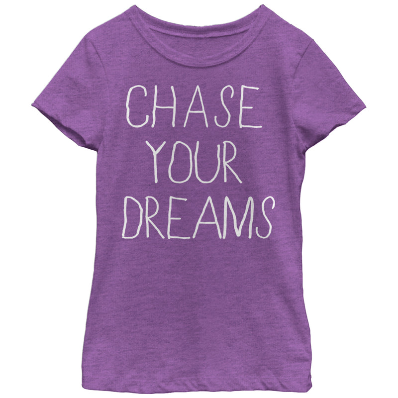 Girl's CHIN UP Chase Your Dreams T-Shirt