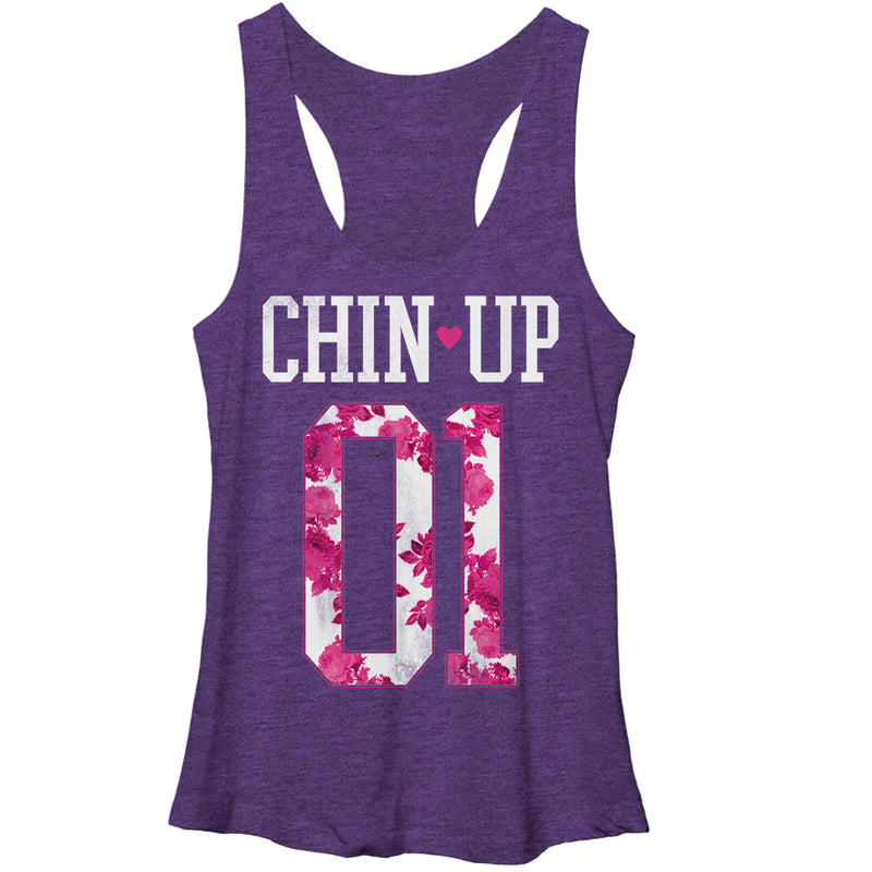 Women's CHIN UP Number One Racerback Tank Top