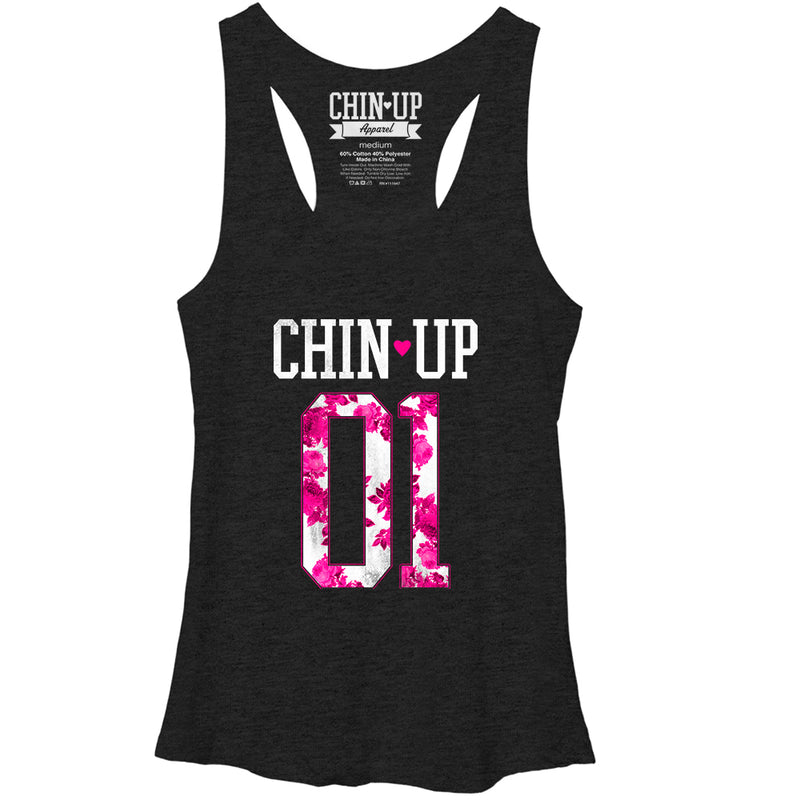 Women's CHIN UP Number One Racerback Tank Top