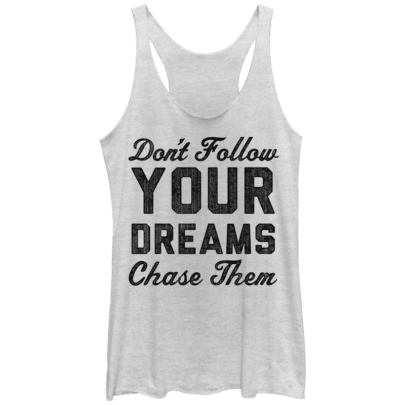 Women's CHIN UP Chase Dreams Racerback Tank Top