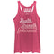Women's CHIN UP Health Strength Endurance Racerback Tank Top