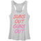 Women's CHIN UP Sun's Out Guns Out Racerback Tank Top