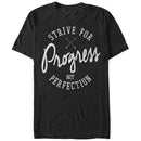 Women's CHIN UP Strive For Progress Not Perfection Boyfriend Tee