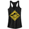 Junior's Jurassic Park Dinosaur Crossing Sign Racerback Tank Top