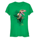 Junior's Jurassic Park Danger Velociraptor Tearing Through T-Shirt
