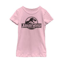 Girl's Jurassic World Simple T. Rex Logo T-Shirt