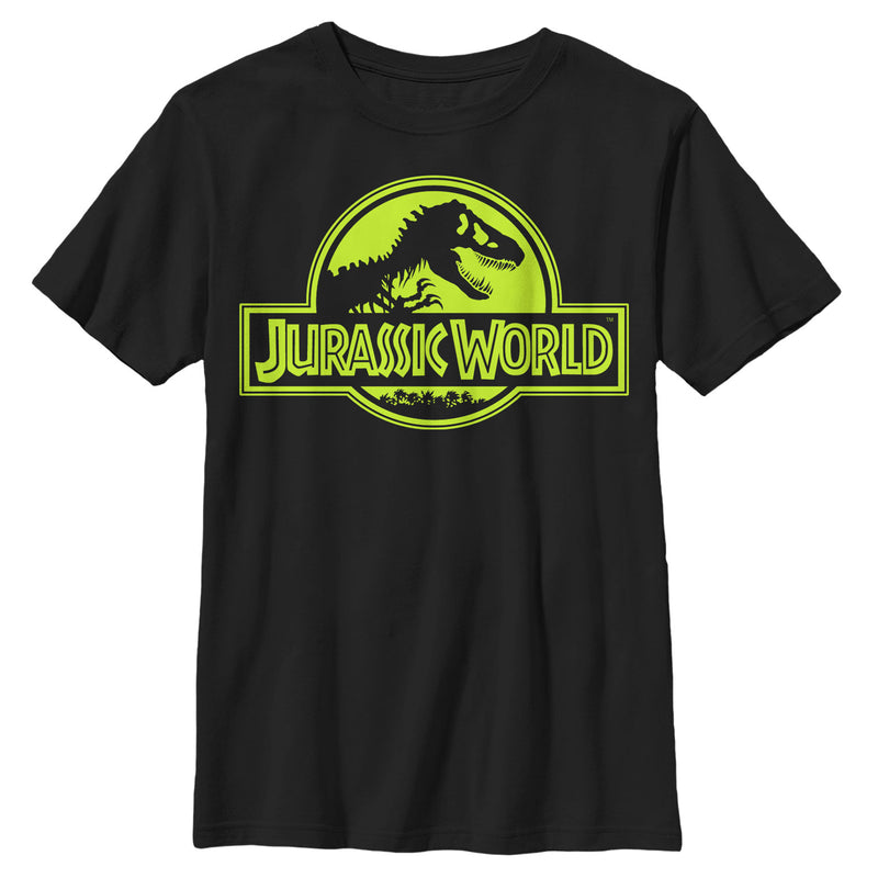 Boy's Jurassic World Retro T. Rex Logo T-Shirt
