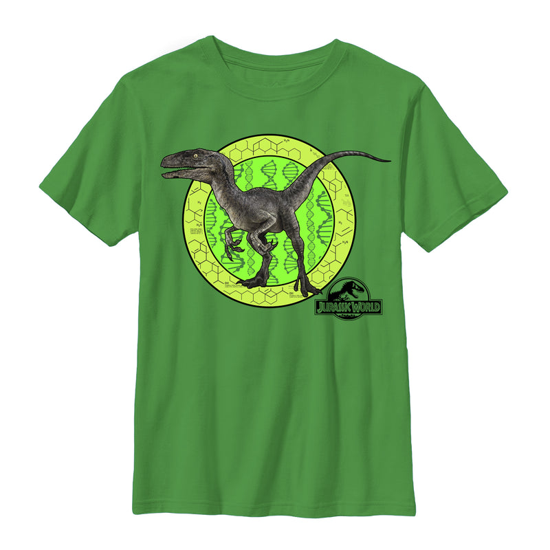 Boy's Jurassic World Velociraptor DNA T-Shirt