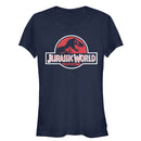 Junior's Jurassic World Tyrannosaurus Rex Logo T-Shirt