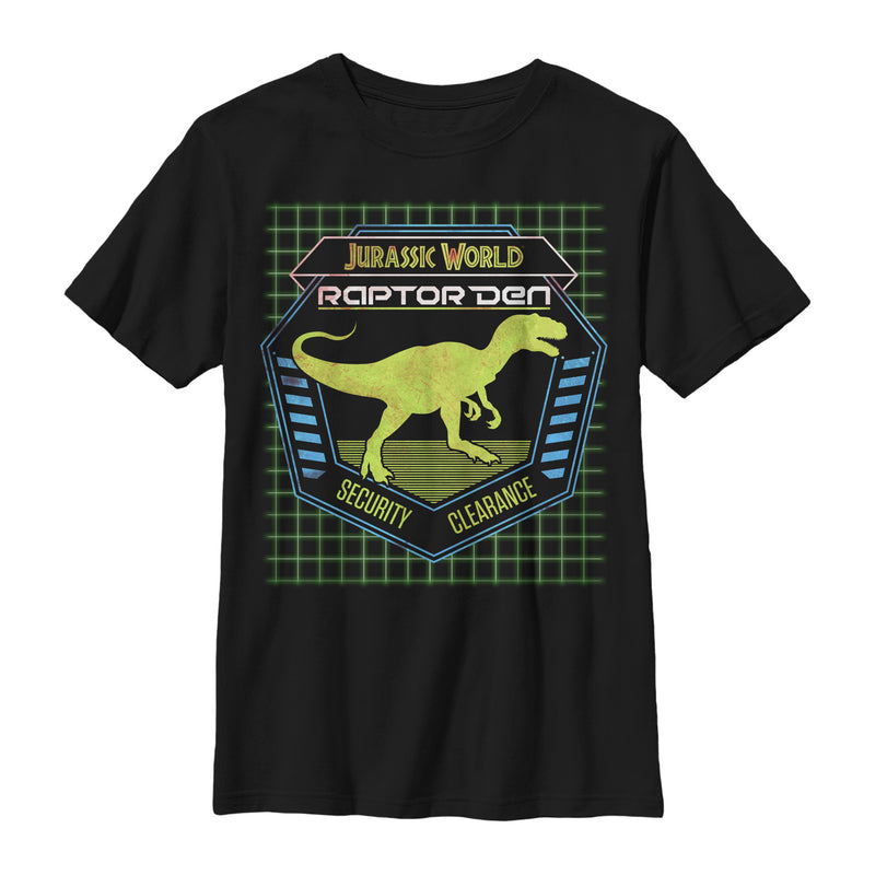 Boy's Jurassic World Raptor Den T-Shirt