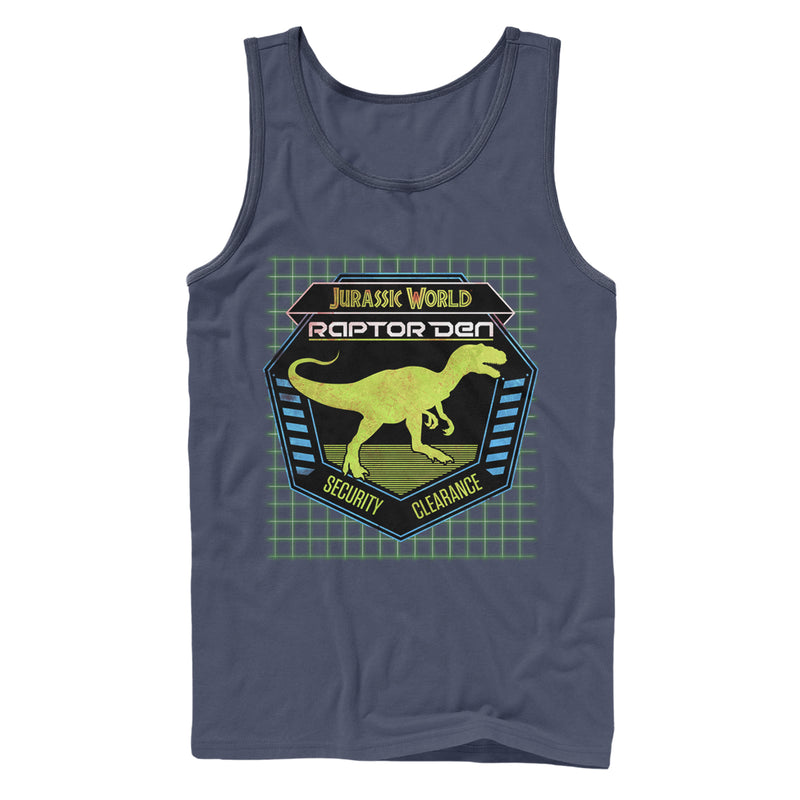 Men's Jurassic World Raptor Den Tank Top