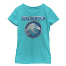 Girl's Jurassic World Circle Logo T-Shirt